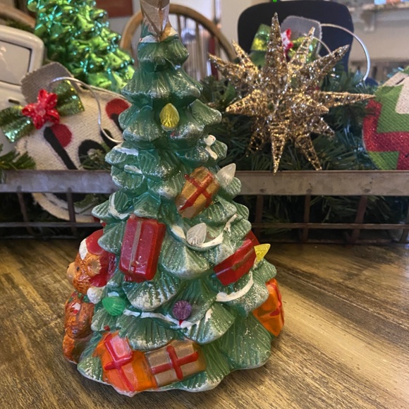 Vintage ceramic bear and tree - Picture 4 of 6